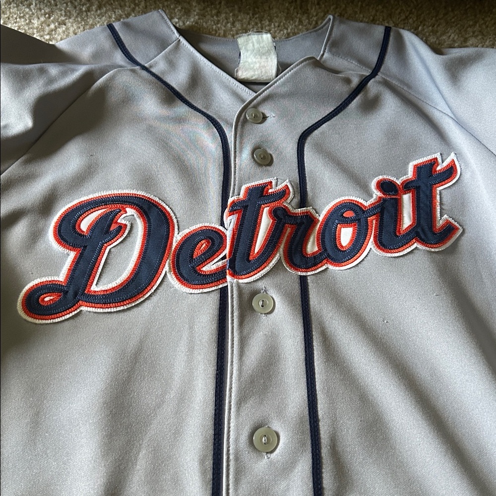 Majestic Gray Baseball Jersey
